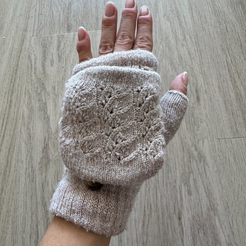 Convertible mittens - Pale pink - O/S